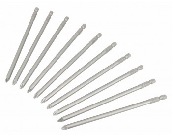 150mm, PZ2 Screwdriver Bits (10pc)